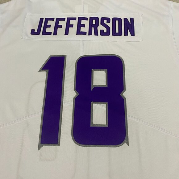 Justin Jefferson Minnesota Vikings #18 Jersey - Picture 7 of 8